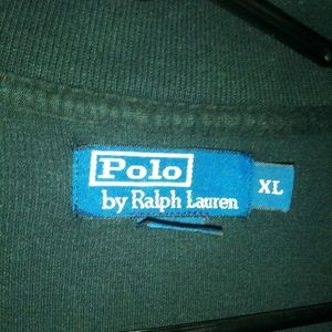 Rl sweater zip up half way